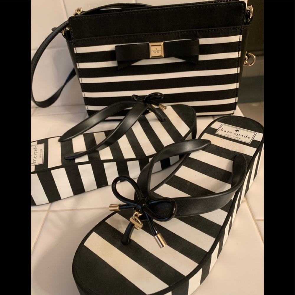 Kate Spade crossbody and sandal
